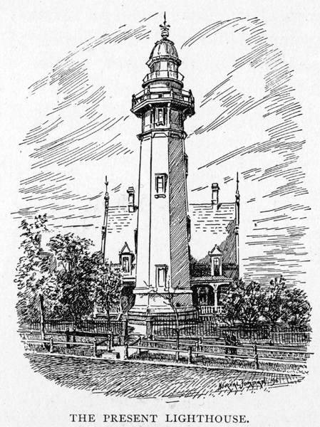 drawing of The Present Lighthouse