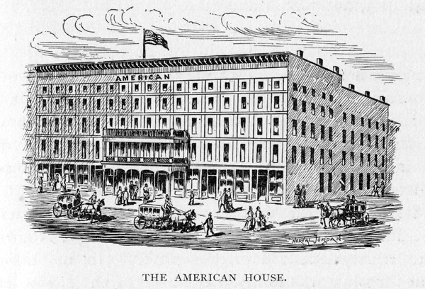 drawing of The American House