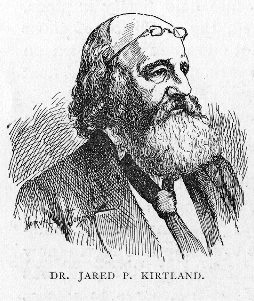 drawing of Dr. Jared P. Kirtland