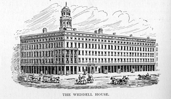 drawing of The Weddell House