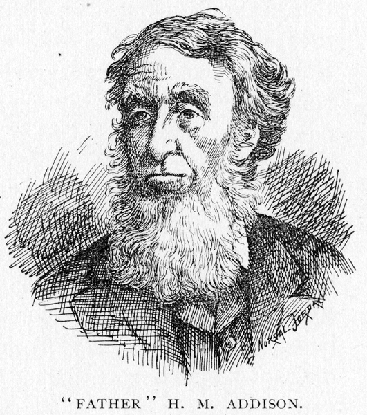 drawing of Father H. M. Addison