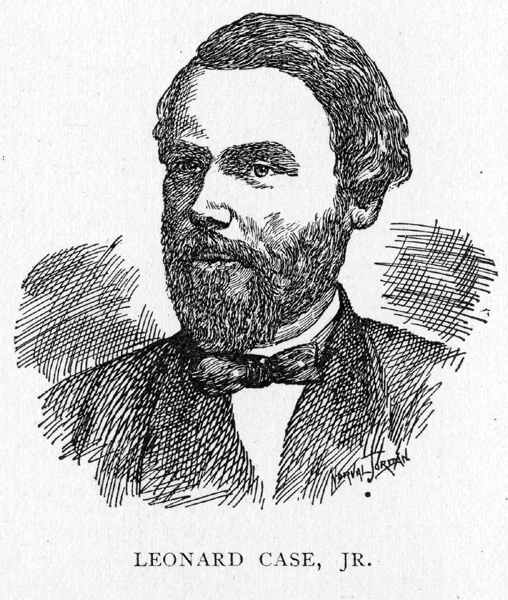 drawing of Leonard Case, Jr.