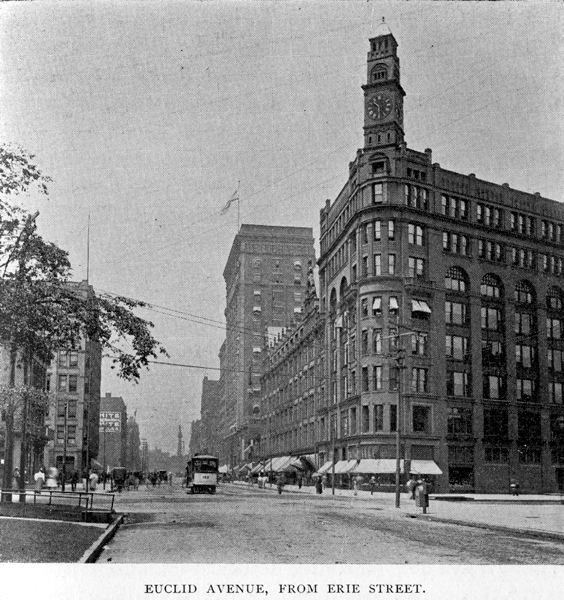 Photograph of Euclid Avenue, from Erie Street