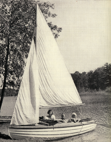 Photo of family aboard Tinkerbelle