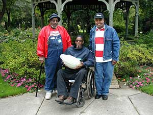 Union- East 128th Street Community Gardeners, Monroe Cuff, James Jordan and Anthony Mitchell