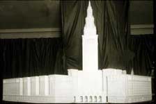 Plaster model of the Cleveland Union Terminal