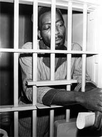 Fred Ahmed Evans in jail